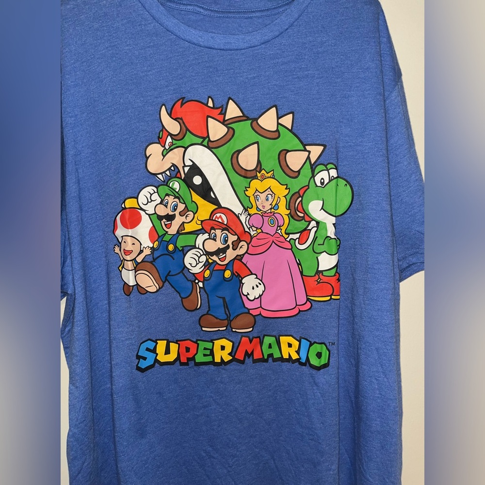 NINTENDO SUPER MARIO HYBRID TSHIRT SIZE XXL